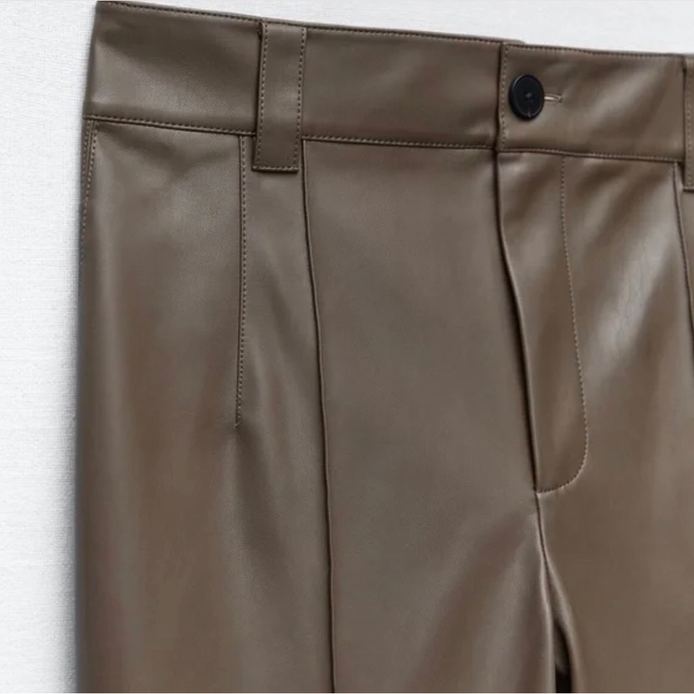 ZARA Faux Leather Pants *Blogger Favorite * - Picture 12 of 13